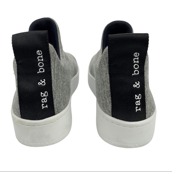 Rag & Bone Orion Grey Knit Platform Sneakers, Casual Athleisure sneakers Sz 10 - Picture 2 of 7